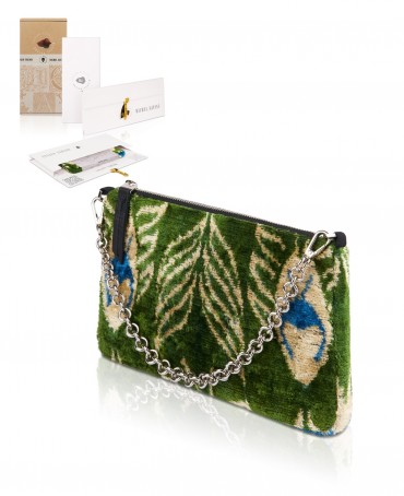 Шелковый (Бахмаль) конверт-папка-косметичка MIRACULUM TRANSFORMA! (Чудо преображения!) THINY_MIRACULUM TRANSFORMA